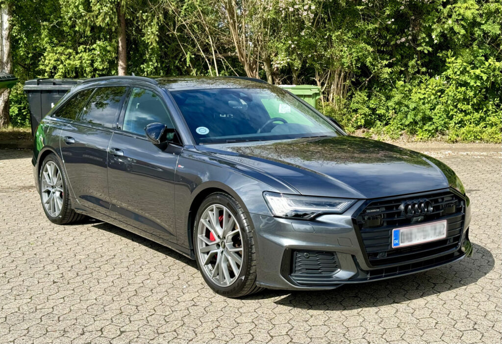 Grå Audi A6 med keramisk coating